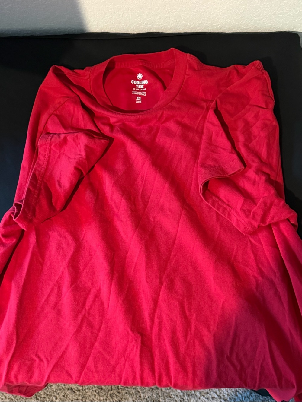 Hollister Bright Red Short Sleeve Crew Tee